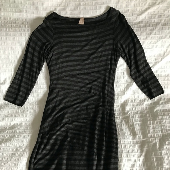 Anthropologie Body Con Striped Dress - Picture 2 of 4